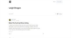 Desktop Screenshot of leighdrogen.com
